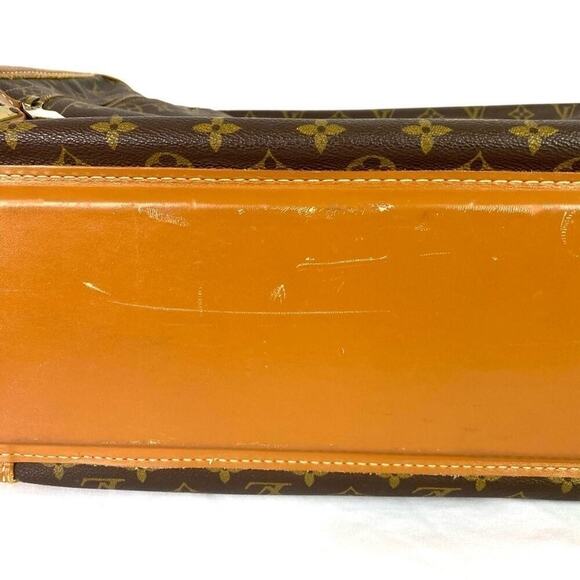 LOUIS VUITTON MONOGRAM CANVAS TRAVEL BAG – VINTAGE LV LOGO LUGGAGE - Picture 7 of 16